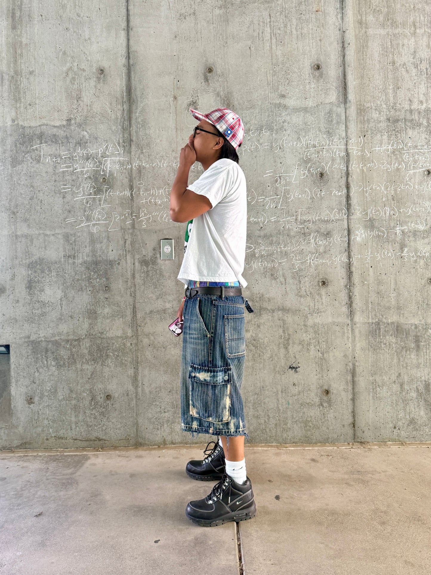 BAGGY PINSTRIPE CARGOS